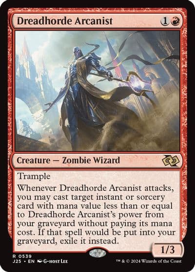 Dreadhorde Arcanist Foundations Jumpstart Magic card