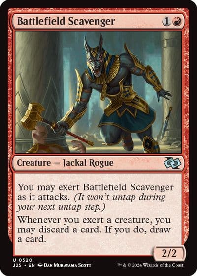 Battlefield Scavenger Foundations Jumpstart Magic card