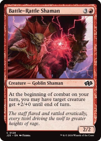 Battle Rattle Shaman Foundations Jumpstart Magic card