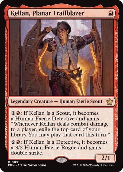 Kellan Planar Trailblazer Foundations Magic card