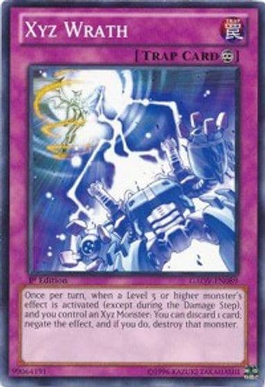 Xyz Wrath Galactic Overlord Yu-Gi-Oh! card