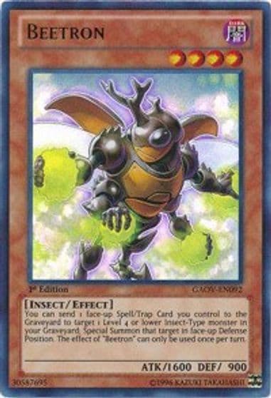Beetron Galactic Overlord Yu-Gi-Oh! card