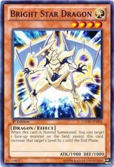 Bright Star Dragon Galactic Overlord Yu-Gi-Oh! card