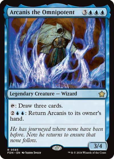 Arcanis the Omnipotent 0585 Foundations Magic card
