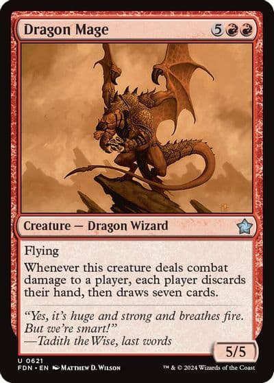 Dragon Mage Foundations Magic card