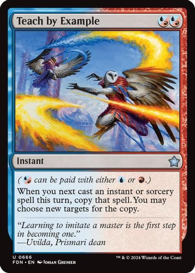 Teach By Example Foundations Magic card