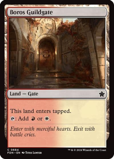 Boros Guildgate Foundations Magic card