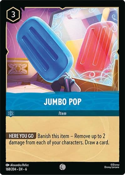 Jumbo Pop Azurite Sea Lorcana card