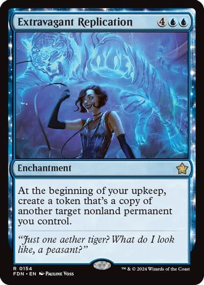 Extravagant Replication Foundations Magic card
