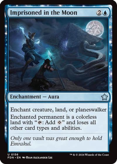 Imprisoned in the Moon Foundations Magic card