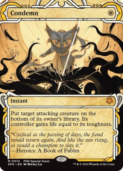Condemn Showcase Special Guests Magic card