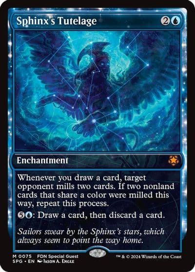 Sphinxs Tutelage Showcase Special Guests Magic card