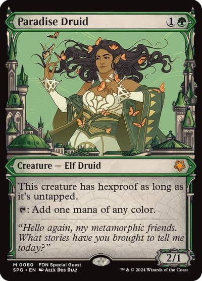 Paradise Druid Showcase Special Guests Magic card