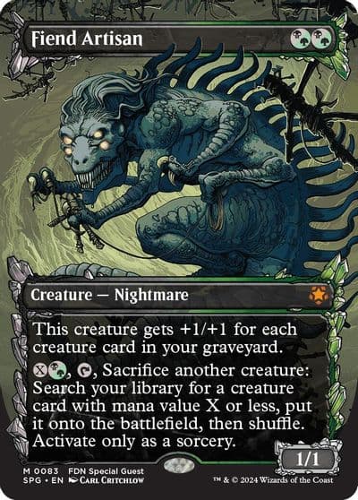 Fiend Artisan Showcase Special Guests Magic card