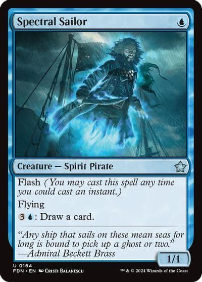 Spectral Sailor 0164 Foundations Magic card