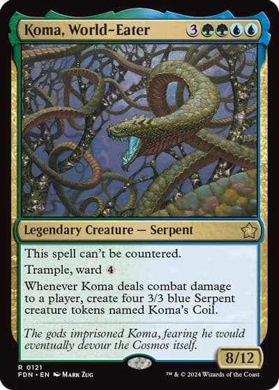 Koma World Eater Foundations Magic card