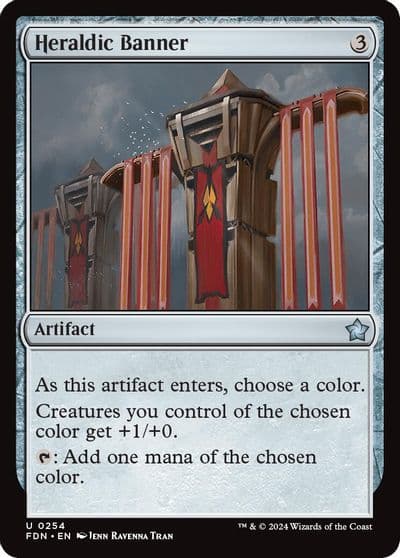 Heraldic Banner Foundations Magic card