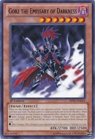 Gorz the Emissary of Darkness Battle Pack: Epic Dawn Yu-Gi-Oh! card