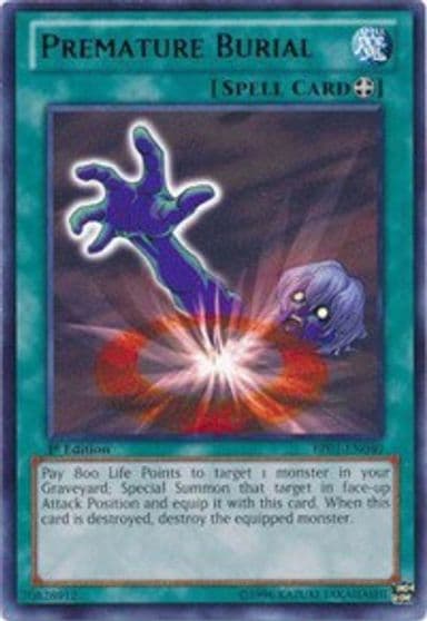 Premature Burial Battle Pack: Epic Dawn Yu-Gi-Oh! card