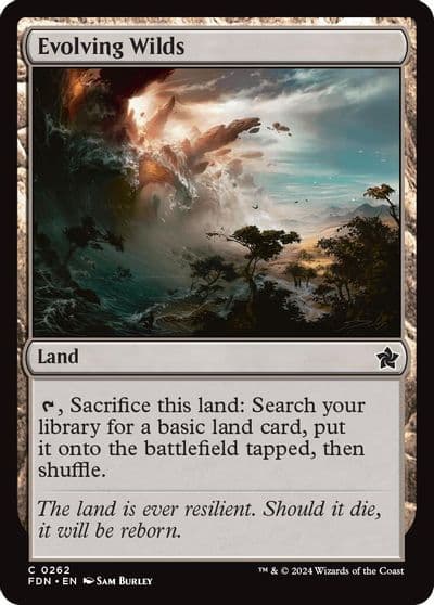 Evolving Wilds Foundations Magic card