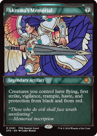 Akromas Memorial Showcase Special Guests Magic card