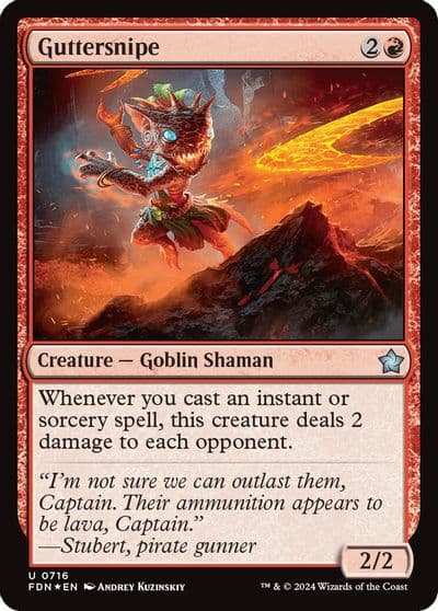 Guttersnipe Foundations Magic card