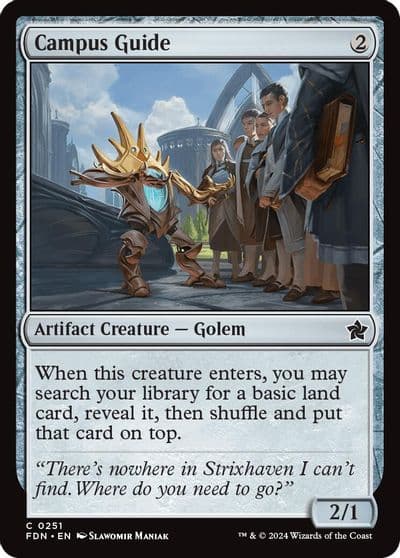 Campus Guide Foundations Magic card