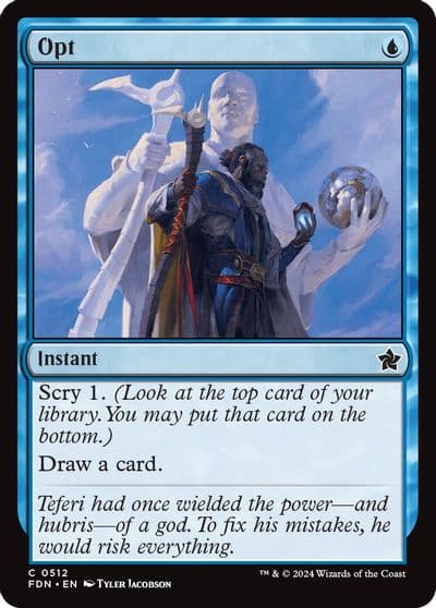 Opt Foundations Magic card
