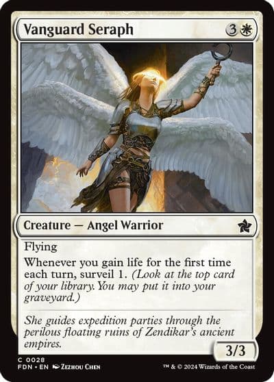 Vanguard Seraph Foundations Magic card