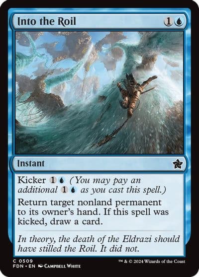 Into the Roil Foundations Magic card