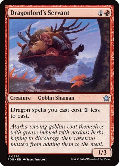 Dragonlords Servant Foundations Magic card