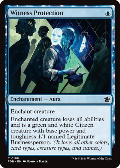 Witness Protection Foundations Magic card