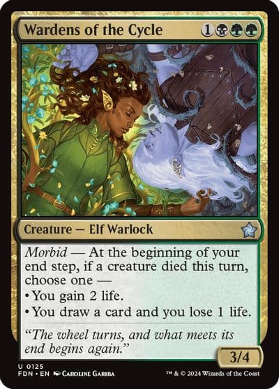 Wardens of the Cycle Foundations Magic card