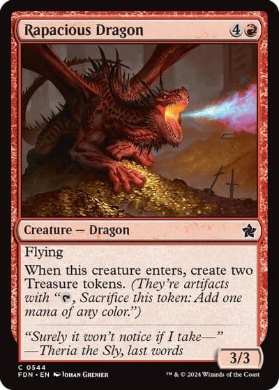 Rapacious Dragon Foundations Magic card