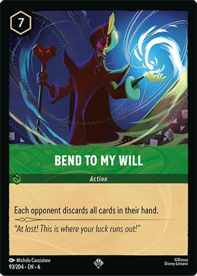 Bend to My Will Azurite Sea Lorcana card