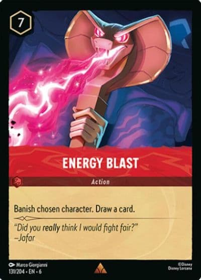 Energy Blast Azurite Sea Lorcana card
