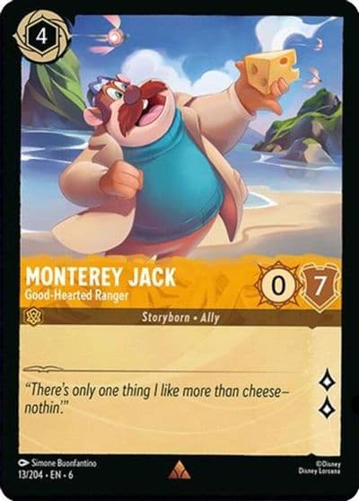 Monterey Jack Good Hearted Ranger Azurite Sea Lorcana card