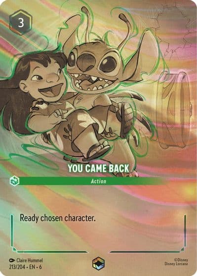 You Came Back Enchanted Azurite Sea Lorcana card