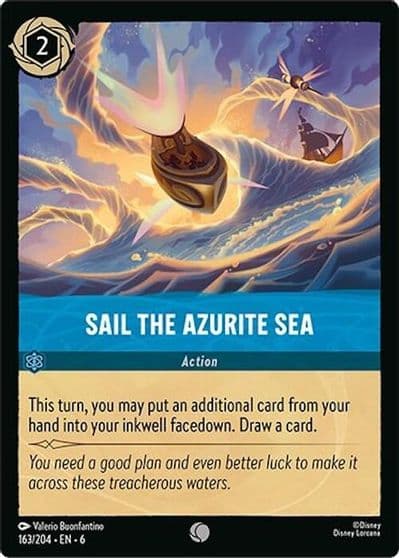 Sail the Azurite Sea Azurite Sea Lorcana card