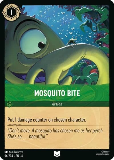 Mosquito Bite Azurite Sea Lorcana card