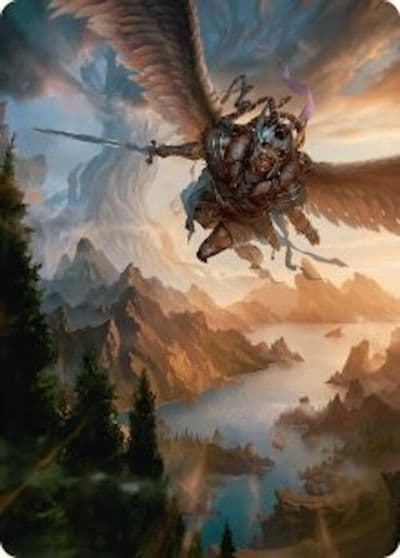 Youthful Valkyrie Art Card 28 54 Art Series: Foundations Magic card