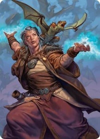 Drake Hatcher 2 Art Card 29 54 Art Series: Foundations Magic card