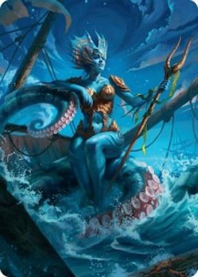 Kiora the Rising Tide Art Card 30 54 Art Series: Foundations Magic card