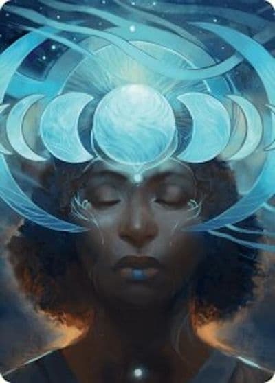 Lunar Insight Art Card 31 54 Art Series: Foundations Magic card