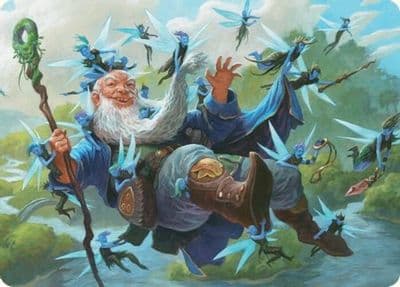 Mischievous Mystic Art Card 7 54 Art Series: Foundations Magic card