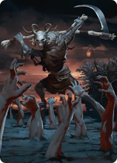Abyssal Harvester Art Card 34 54 Art Series: Foundations Magic card