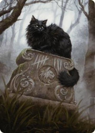 Nine Lives Familiar 2 Art Card 36 54 Art Series: Foundations Magic card