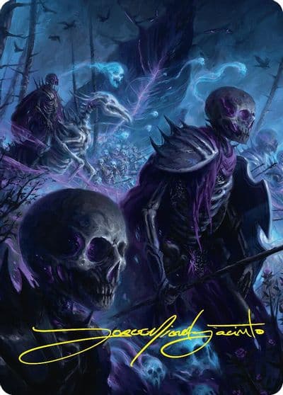 Rise of the Dark Realms Art Card 37 54 Gold Stamped Signature Art Series: Foundations Magic card