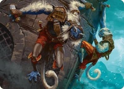 Goblin Boarders Art Card 11 54 Art Series: Foundations Magic card