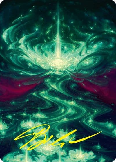 Genesis Wave Art Card 54 54 Gold Stamped Signature Art Series: Foundations Magic card
